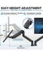 Dual Monitor Mount Stand, Adjustable Monitor Stand, Articulating Gas Spring Monitor Arm - 5
