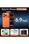iPhone 17 Pro Max 6.9" Clear Case with Tempered Glass Screen Protector, MagSafe Compatible - 2