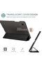 for Galaxy Tab A8 10.5 Case, Slim Stand Hard Back Shell Protective Smart Cover - Black - 4