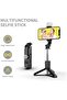 Selfie Stick Extendable Selfie Stick Tripod With wireless remote control and fill light Compact Size & Lightweight with All Cell Phone - 6