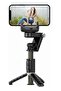 Q18 DESKTOP TRIPOD GIMBAL STABILIZER 360 ROTATING LIGHT HANDHELD OR PORTABLE WIRELESS REMOTE-CONTROL SMART TRACKING compatible with iPhone and Android Fill Light Auto Tracking Tripod Gimbal