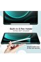 Case for Tab S9 FE 10.9-Inch with S Pen Holder - Soft TPU Tri-Fold Stand - Light Green - 2