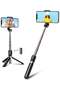Extendable Selfie Stick with Wireless Remote and Tripod Stand for All Smartphones