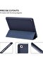 iPad 9th/8th/7th Generation case (2021/2020/2019) iPad 10.2-Inch Case with Pencil Holder [Sleep/Wake] Slim Soft TPU Back Smart Magnetic Stand Protective Cover Cases (Navy Blue) - 6