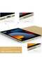 iPad 10.2 Case - Compatible with 9th Generation (2021), 8th Generation (2020), 7th Generation (2019) - Slim Translucent Hard PC Protective Smart Cover with Stand - Gold - 7