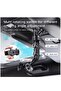 C192 Clip-on Rotating Car Rearview Mirror Mount Adjustable Bracket for 4-6.7inch Phone Holder - 3