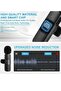 Wireless Microphone for iPhone iPad, Plug-Play Wireless Lavalier Mic with 2 Microphone for Phone Video Recording, Interview, Vlog, Auto Sync and Noise Reduction - 3