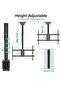 TV Mount, Full Motion Adjustable TV Mount Bracket Fits Most Ultrawide LED, LCD, OLED 4K TVs 37 to 70 inch - 4
