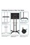 Portable TV Stand Mobile TV Stand For 32-65 In Plasma/LCD/LED Home Display Rolling Floor TV Cart - 2