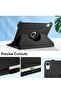 Rotating Case for iPad Mini 6 (8.3 Inch) - 360 Swivel Stand, Protective, Auto Wake/Sleep (Black) - 2