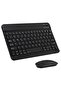 Arabic and English Bluetooth Keyboard and Mouse Combo, Ultra-Slim Portable Compact Wireless Keyboard Set
