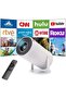 Smart Projector – Portable Full HD 1920×1080, Android 11, Built-in WiFi, 380° Rotation - 4