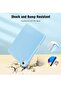 iPad 10th Generation 10.9 Inch (2022 Model) Case – Slim Stand Hard Back Shell with Auto Wake/Sleep Function, Blue - 2