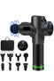 Electric Muscle Relaxation Massage Home Fitness Equipment Adjustable Vibrating Speed with 6 Massage Heads