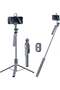 LIVE P9 LED Live Broadcast Stand - Adjustable Phone Holder Tripod with Dimmable LED Ring Light