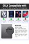 Slim Black Hard PC Case for iPad Air 13-Inch M2 (2024) & iPad Pro 12.9-Inch (6th/5th Gen) - 2