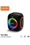 TB-3 Mini Wireless Portable Speaker with RGB Lighting, 10W Powerful Sound, Compact Design - Black