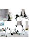 Tablet Holder, 360 Adjustable Phone/Tablet Stand with Steel Arm, Lazy Mount Tablet Clamp - 5