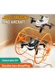 S166 Mini Stunt Drone with Foldable Frame, Safety Propeller Guard, LED Night Lights - 4