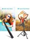 MT36 Selfie Stick Phone Tripod 67" Extendable Travel Tripod Stand with Phone Clip 1.7 meter Tripod for Video Shooting vlog - 6