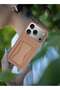 iPhone 17 Pro Max 5G 2025 Silicone TPU Case with Card Holder & Hand Grip | Slim Shockproof Wallet Cover with Kickstand Stand & Secure Grip Strap (MCHPSN) - Brown - 5