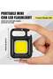 6 Pack COB Small Flashlights Bright Rechargeable Keychain Mini Flashlight 500 Lumens - 4