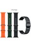 Ultra 2 2.3 Inch Full Screen AMOLED Display Smart Watch With 4 Pair Straps and Wireless Charger Designed For Men's and Boys Black - 5