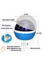Moon Star Pattern 360 °   Rotating Projector Colorful Led Sleep Light Baby Kids Room Night Light Blue - 4