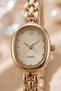 Aderra Women's Gold Steel Bracelet Watch Dial Oval Case Stone Detailed Vintage Old Money Luxury Elegant Women's Wristwatch 2026 - 3