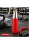 Sustainable Stainless Steel Water Bottle with Bamboo Lid & Silicone Sleeve, Eco-Friendly Reusable Insulated Sports Bottle - 3