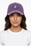 Purple Embroidered Washable Vintage Unisex Hat with Letter R - 2