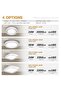 Bright 24W, 18cm LED Ceiling Light with E27 Connector, 3-Color Changing Round Lamp, Flicker-Free - 6