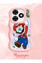 Tecno Spark 20 Compatible Case Camera Protector Pink Silicone Couple Phone Case Mario Pattern - 2