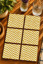 Modern Set of 6 Coasters - Uv Printing Mdf - 10X10 cm