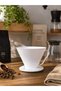 V60 Plastic Dripper Coffee Brewing Apparatus - Food Grade, Lightweight, Unbreakable, Filter Coffee Brewer for Camping and Rv - 4
