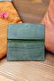 Molokai 100% Genuine Leather Handmade Men's Khaki Wallet Card Holder Coin Holder - 2
