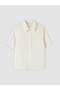 Yellow Embroidered Women's Shirt - 5