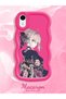 iPhone Xr Compatible Case Camera Protector Red Silicone Couple Phone Case Girl Pattern - 2