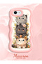 iPhone Se 2020 Compatible Case Camera Protector Pink Silicone Couple Phone Case Cat Pattern - 2