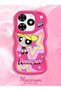 Tecno Spark 20 Compatible Case Camera Protector Red Silicone Couple Phone Case Powerpuff Pattern - 2