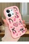 Redmi 15C 5g Compatible Case Camera Protector Pink Silicone Couple Phone Case Heart Pattern