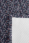 Marine Navy Blue Youth Room Single Pique Set - Anchor Rope Red 160X220 cm Bedspread - 7