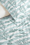 Deniz Yıldızı Marine Mint Young Room Single Pique Set - Striped Turquoise 160X220 cm Bedspread - 3
