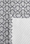 طقم سرير مفرد منقوش باللون الرمادي الهندسي لغرفة الشباب - غطاء سرير أنثراسايت مقاس 160x220 سم - 7