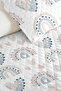 Pastel Rainbow Heart Children's Room Single Pique Set-Modern Powder Blue 160X220 cm Bedspread - 3