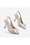 Hco Bowknot Polka Dot Women's Heeled Shoes - 3