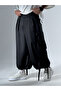 Men's Black Loose-Fit Trousers with Rope Detail Coc3243 - 5