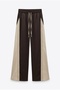 Women's Canvas Trousers Pnt01566 Brown - 4