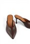 Myra Closed Toe Women's Heeled Slippers - 8