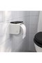 Wall Mounted Toilet Paper Stand 9X8X13 cm Steel Toilet Paper Holder White Stand 032136